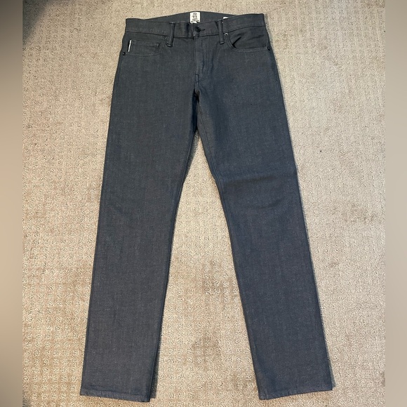 Hiroshi Kato Pen Slim Stretch Selvedge 10.5oz Men’s Gray Raw Denim Jeans size 31 - Picture 1 of 16